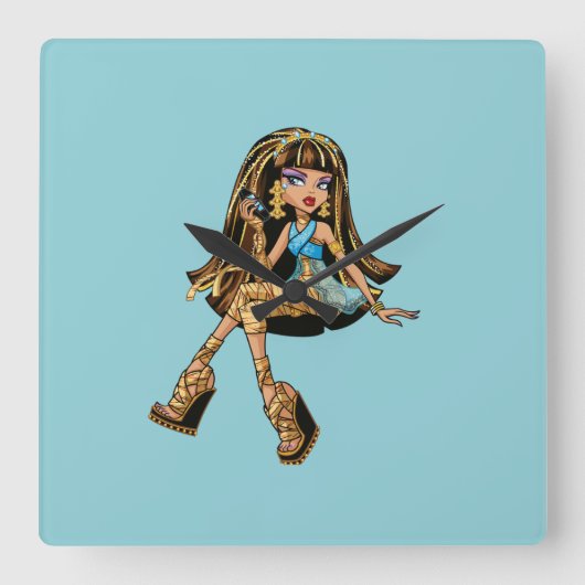 Horloge Carrée Cleo Clock (Recto)