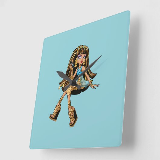 Horloge Carrée Cleo Clock (Angle)