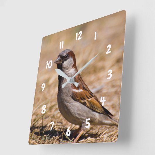 Horloge Carrée Clock (Angle)