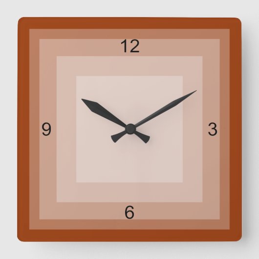 Horloge Carrée Clock (Recto)