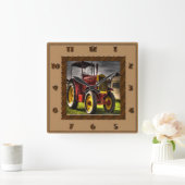 Horloge Carrée Clock Antique (Maison)