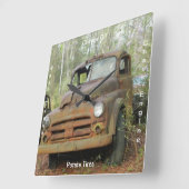 Horloge Carrée Clock Antique (Angle)