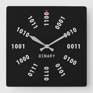 Horloge Carrée Clock binaire
