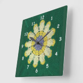 Horloge Carrée Clock crochet Pattern (Angle)