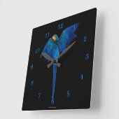 Horloge Carrée Clock de Bird (Angle)