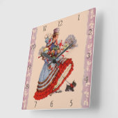 Horloge Carrée Clock de Christmas (Angle)