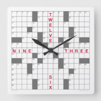 Clock de Crossword