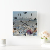 Horloge Carrée Clock de Customizable (Maison)
