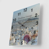 Horloge Carrée Clock de Customizable (Angle)