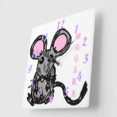Horloge Carrée Clock de Cute (Angle)