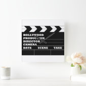 Horloge Carrée Clock de Hollywood (Maison)