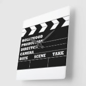 Horloge Carrée Clock de Hollywood (Angle)