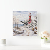 Horloge Carrée Clock de Lighthouse (Maison)