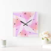 Horloge Carrée Clock de Pastels (Maison)