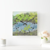 Horloge Carrée Clock de Quiet Pond (Maison)