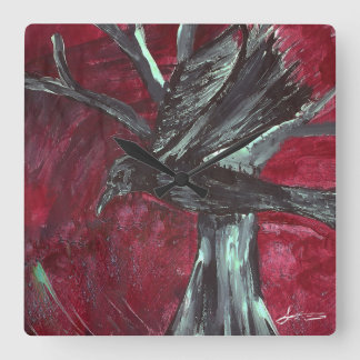 Horloge Carrée Clock de Raven