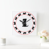 Horloge Carrée Clock de Scottish (Maison)