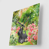 Horloge Carrée Clock de Scottish (Angle)