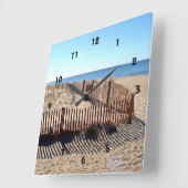 Horloge Carrée Clock de Seashore (Angle)