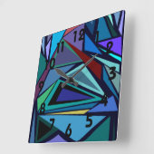 Horloge Carrée Clock de Shards (Angle)