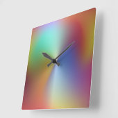 Horloge Carrée Clock de Style Acrylique (Angle)