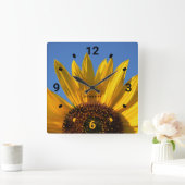 Horloge Carrée Clock de Sunflower (Maison)