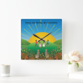 Horloge Carrée Clock de Sunshine Days (Maison)