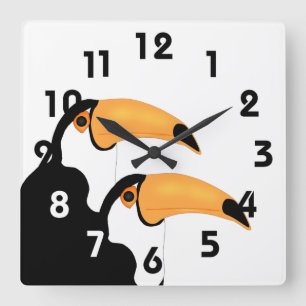 Horloge Carrée Clock de Toucan