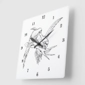 Horloge Carrée Clock de Very Cool (Angle)