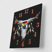 Horloge Carrée Clock de Wall Clock (Angle)