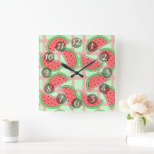 Horloge Carrée Clock de Watermelons (Maison)