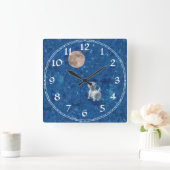 Horloge Carrée Clock de White Terrier (Maison)