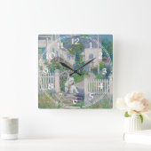 Horloge Carrée Clock de White Terrier (Maison)