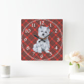 Horloge Carrée Clock de White Terrier (Maison)