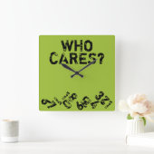 Horloge Carrée Clock de Who Cares (Maison)