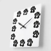 Horloge Carrée Clock Dog (Angle)