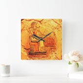 Horloge Carrée Clock Egyptian (Maison)