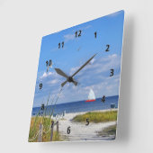 Horloge Carrée Clock Floride (Angle)