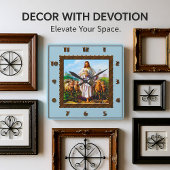 Horloge Carrée Clock Good Shepherd