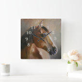 Horloge Carrée Clock II de Horse (Maison)