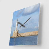Horloge Carrée Clock Lighthouse (Angle)