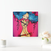 Horloge Carrée Clock Malibu (Maison)