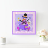 Horloge Carrée Clock Mother Goose (Maison)