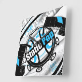 Horloge Carrée Clock pop (Angle)