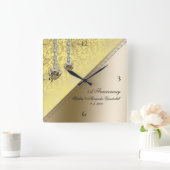 Horloge Carrée Clock Première Anniversary (Maison)