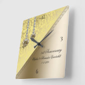 Horloge Carrée Clock Première Anniversary (Angle)