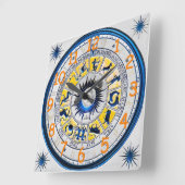 Horloge Carrée Clock Signs (Angle)