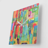 Horloge Carrée Clock Sunshine (Angle)