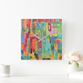 Horloge Carrée Clock Sunshine (Maison)