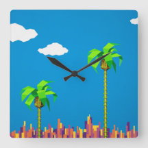 Clock Video Game Inspecred Wall